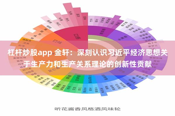 杠杆炒股app 金轩：深刻认识习近平经济思想关于生产力和生产关系理论的创新性贡献