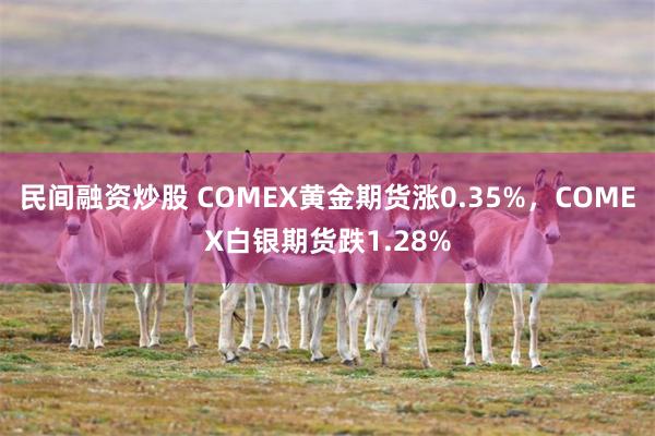 民间融资炒股 COMEX黄金期货涨0.35%，COMEX白银期货跌1.28%