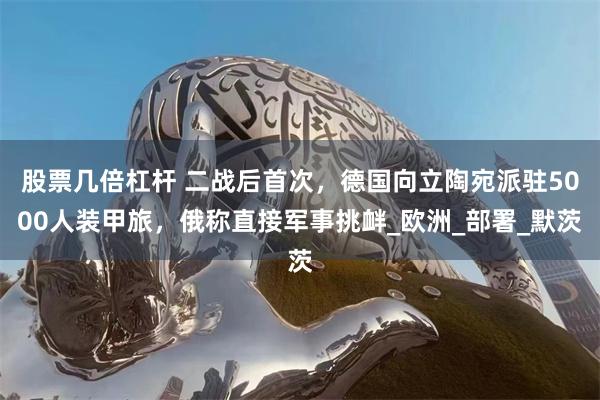 股票几倍杠杆 二战后首次，德国向立陶宛派驻5000人装甲旅，俄称直接军事挑衅_欧洲_部署_默茨